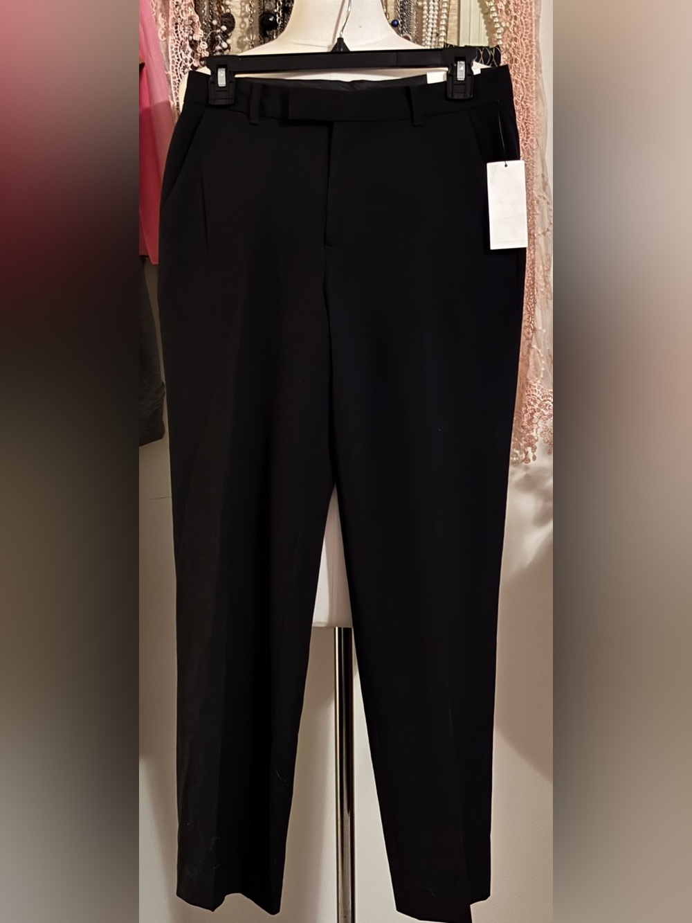 Calvin Klein NWT Black Slim Fit Suit Separates Dress Pants Trousers Size 10
